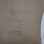 Bocage French Made White Leather Heart Embroidered Derby ShoesSize 39 Gray Size 8 Photo 1