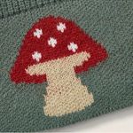 New Mushroom knit olive green halter Top Size L Photo 2