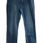 LEE Total Freedom Modern Series Straight Leg Distressed Size 12 Jeans Inseam 29. Blue Photo 0