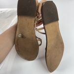 Sam Edelman Shoes Womens Size 9M Gold Tan Ginette Gladiator Sandals Cork Flat Photo 5