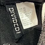 Divided  Silver Metallic Shimmer Bodysuit Size XS Photo 5
