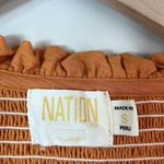 Nation Ltd  Dolly Smocked Long Sleeve‎ Blouse Size Small Photo 3