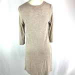Fortune + Ivy Fortune +‎ Ivy Taupe Sweater Dress – Size M Photo 3
