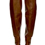 Wandler Brown Leather ‘Anne’ Over The Knee Thigh High, Heeled Boots, Size 40 Photo 7