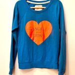 Victoria's Secret  LIGHTWEIGHT ANGEL SWEATSHIRT LIGHT BLUE WOMENS sz small Photo 0