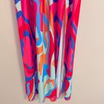 🎈BOGO FREE🎈Boho Maxi Dress S Gipsy Long multi colored Blue Festival Hippie Flowy Green Photo 2