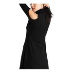 American Eagle Soft & sexy AEO womens size small Mini black turtleneck dress cold shoulder Photo 1