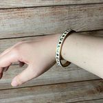 Kate Spade White “Spot the Spade” Studded Bangle Photo 2