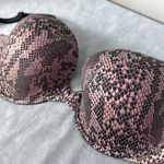 Victoria's Secret Lined Demi Bra Size 36DDD Metallic Snakeskin Smoothing 387000 Photo 8