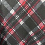 Catherines NWT  Red Black Plaid Long Sleeve Midi‎ Dress Size 5X Photo 4