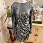 Dress the Population  Lolita Gunmetal Sequins Rushed Dress‎ Size XL Photo 1