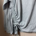 Nine West Women's Ruched Side Sweatshirt Blue 2XL Long Sleeve Photo 3