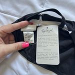 NWT Spiegel Womens 10 Bikini Set 2PC Black Top Bottom High Waisted Vintage 90s Photo 6