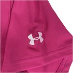 Under Armour NWT  Womens Large Pink One Button  Short Sleeve Polo Golf Heat Gear Photo 1