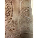 A.S. 98 Teal Blue Leather Embossed Silver Flip Flop Thong Sandals EU 38 US 7.5 Photo 6