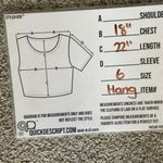 Free People  Size 6 Red Distressed Faux Suede Leather Modo Zip Jacket Photo 10