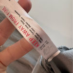 Free People Beach Mini T-Shirt Dress Large Sage Green Photo 3