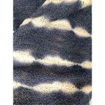 Lou & grey Women's Striped Curved Hem Batwing 3/4 Sleeve Top Navy Blue Small Photo 2