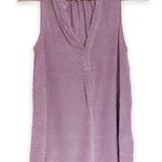 Joie  Silk Sleeveless Top Womens Size XS Printed Notched Lightweight‎ Multicolor Photo 0