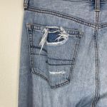 American Eagle Woman's Sz 6 Vintage Hi- Rise Slim Patchwork Button Fly Jeans Photo 11