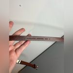 Ann Taylor LOFT Full Genuine Leather Real Animal Fur Zebra Print Dyed VTG Belt S Photo 11