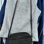 Nine West Leather/Snakeskin Pattern Black Crossbody Photo 1