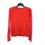 Sundry Red Crew Neck Long Sleeve Sweatshirt Small Hearts Print Size 2 Medium Photo 3