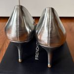 French Connection  Metallic Silver Heels Size 10 New In Box Photo 2