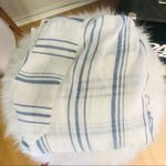 frame denim FRAME Striped Cotton Gauze Cover Up Dress, Beach Dress, Blue & White, One Size Photo 5