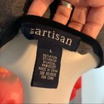 Artisan size L Large sweater color block dress Photo 5