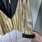 Alice + Olivia Jace Sequin Shawl-Collar Oversized Tuxedo Blazer XS Photo 4