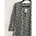NWT Indian Cotton Kurti Kurta Tunic Women’s Size Small Purple Green Top Photo 2