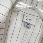 A New Day  Pinstripe Linen Blend Blazer Jacket Photo 2