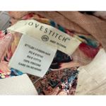 Lovestitch  Open Kimono Duster Floral One Size Boho Casual Resort Lightweight Photo 2