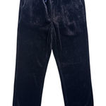 J.Crew New  Relaxed Velour Jogger Pant – Navy – Size 6 Tall MSRP $118 Photo 0