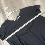 Ba&sh  Flowy Shirt keyhole short sleeve womens Black (medium) casual basic Photo 2