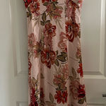 Paper Heart Floral V-Neck Maxi Dress - Red and Cream Photo 0