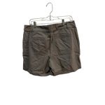 Loft Ann Taylor Flat Front GREEN Khaki Shorts size 10 Photo 6