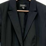 Halogen  Womens Black Blazer Size 4 Workwear Power Suit Modern Career‎ Minimal Photo 2