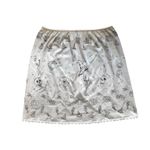 Vintage Sears Halloween spooky hand drawn off white skirt slip Size 24 Photo 0