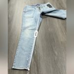 Mossimo Mid Rise Light Wash Skinny‎ Button Front Jeans Size 00 s Blue Photo 8