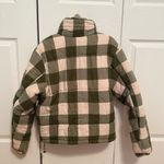 Urban Outfitters BDG Dixie Flannel Puffer Jacket Green and White Plaid Photo 4