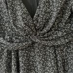 Lulus  Tell You I Love You Black Floral Long Sleeve Dress, Size S Photo 6