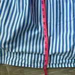 Quince 100% Organic Cotton Poplin Tiered Maxi Dress Large Blue Photo 14