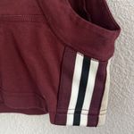 BDG Urban Outfitters Crop Top Burgundy Y2K 90s Stripe Detailing Square Neck S Photo 2