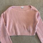 LA Hearts l.a hearts Pink Ribbed Knit Sweater Photo 0