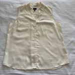 Talbots XL Nantucket Cream Sleeveless Button-Down Blouse Photo 0