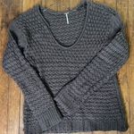 Free People Women’s oversized chunky loose knit brown acrylic sweater size md Photo 0