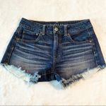American Eagle NWOT Hi-Rise Festival Shorts Size 2 Distressed Denim Jean Shorts Photo 8