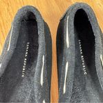 Banana Republic  Suede Moccasin Shoes Cream Bow Black 7 Flats Photo 9